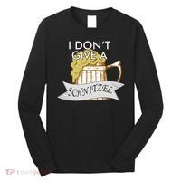 I Don't Give A Schnitzel Oktoberfest Beer Long Sleeve Shirt thumb 0
