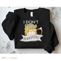 I Don't Give A Schnitzel Oktoberfest Beer Sweatshirt thumb 2