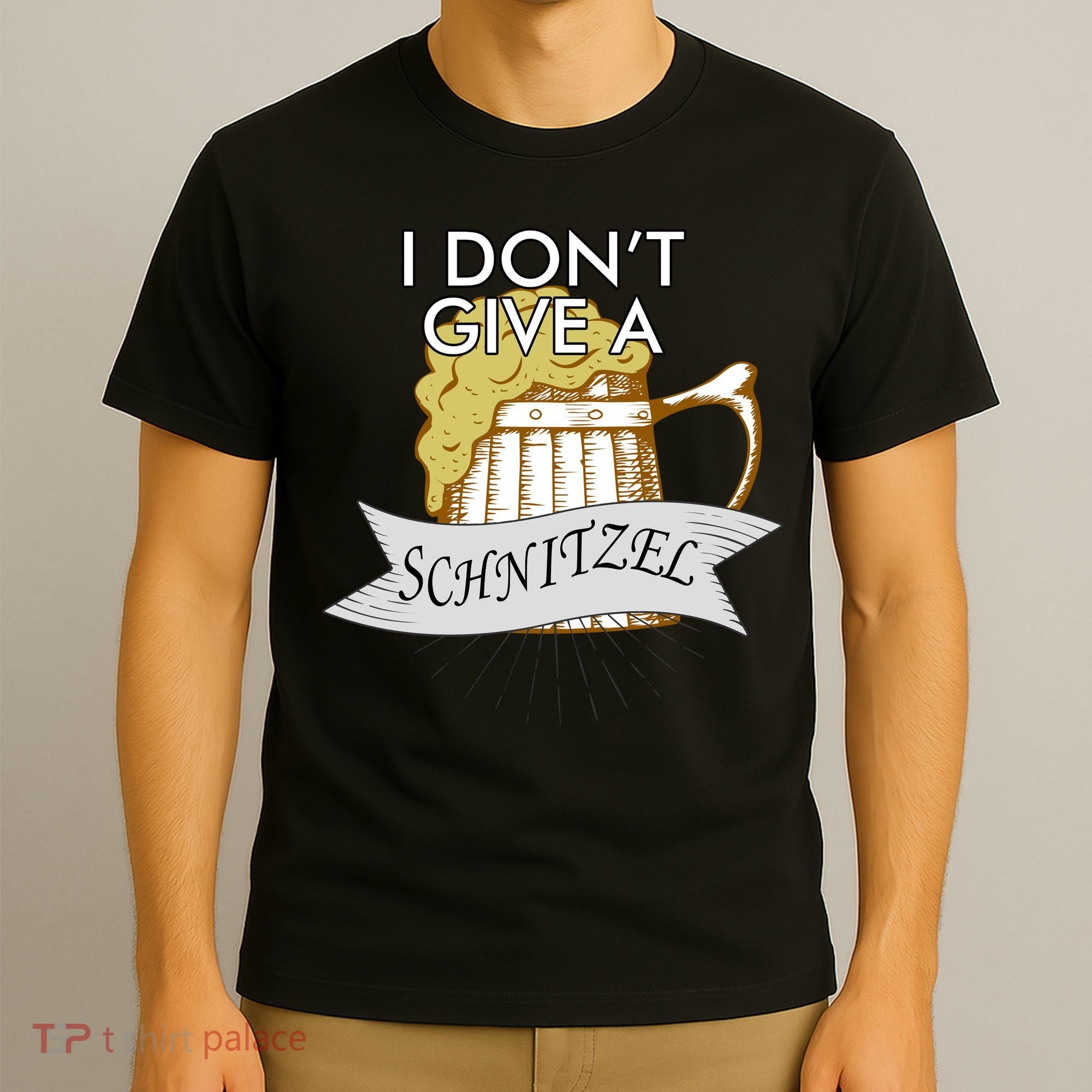 I Don't Give A Schnitzel Oktoberfest Beer T-Shirt