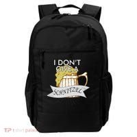 I Don't Give A Schnitzel Oktoberfest Beer Backpack thumb 0