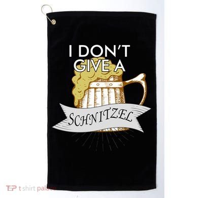 I Don't Give A Schnitzel Oktoberfest Beer Golf Towel