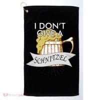 I Don't Give A Schnitzel Oktoberfest Beer Golf Towel thumb 0