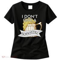 I Don't Give A Schnitzel Oktoberfest Beer Women's T-Shirt thumb 0