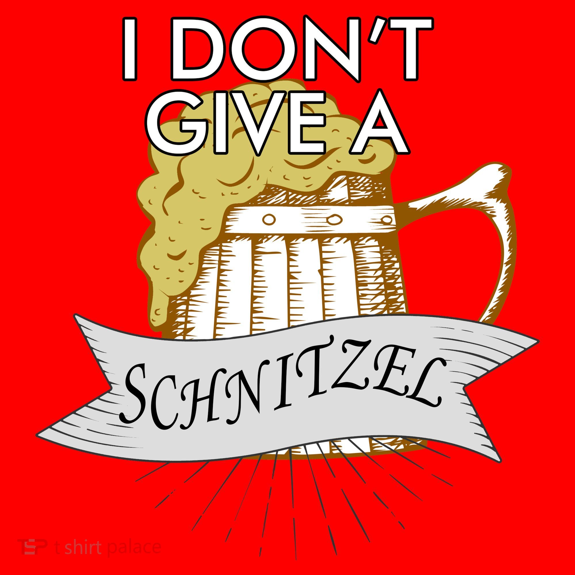 I Don't Give A Schnitzel Oktoberfest Beer Santa Hat