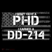I Don't Have A PHD I Earned A DD-214 Backpack thumb 2