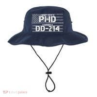 I Don't Have A PHD I Earned A DD-214 Bucket Hat thumb 0
