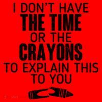 I Don’t Have The Time Or The Crayons Santa Hat thumb 1