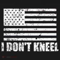 I Dont Kneel Distressed USA Flag Backpack thumb 2