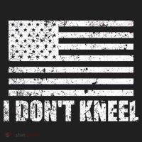 I Dont Kneel Distressed USA Flag Tumbler thumb 3