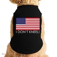 I Don't Kneel USA Flag Doggie Tank thumb 0