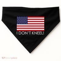I Don't Kneel USA Flag USA-Made Doggie Bandana thumb 0