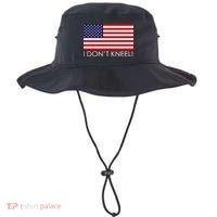 I Don't Kneel USA Flag Bucket Hat thumb 0