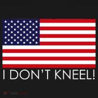 I Don't Kneel USA Flag Bucket Hat thumb 4