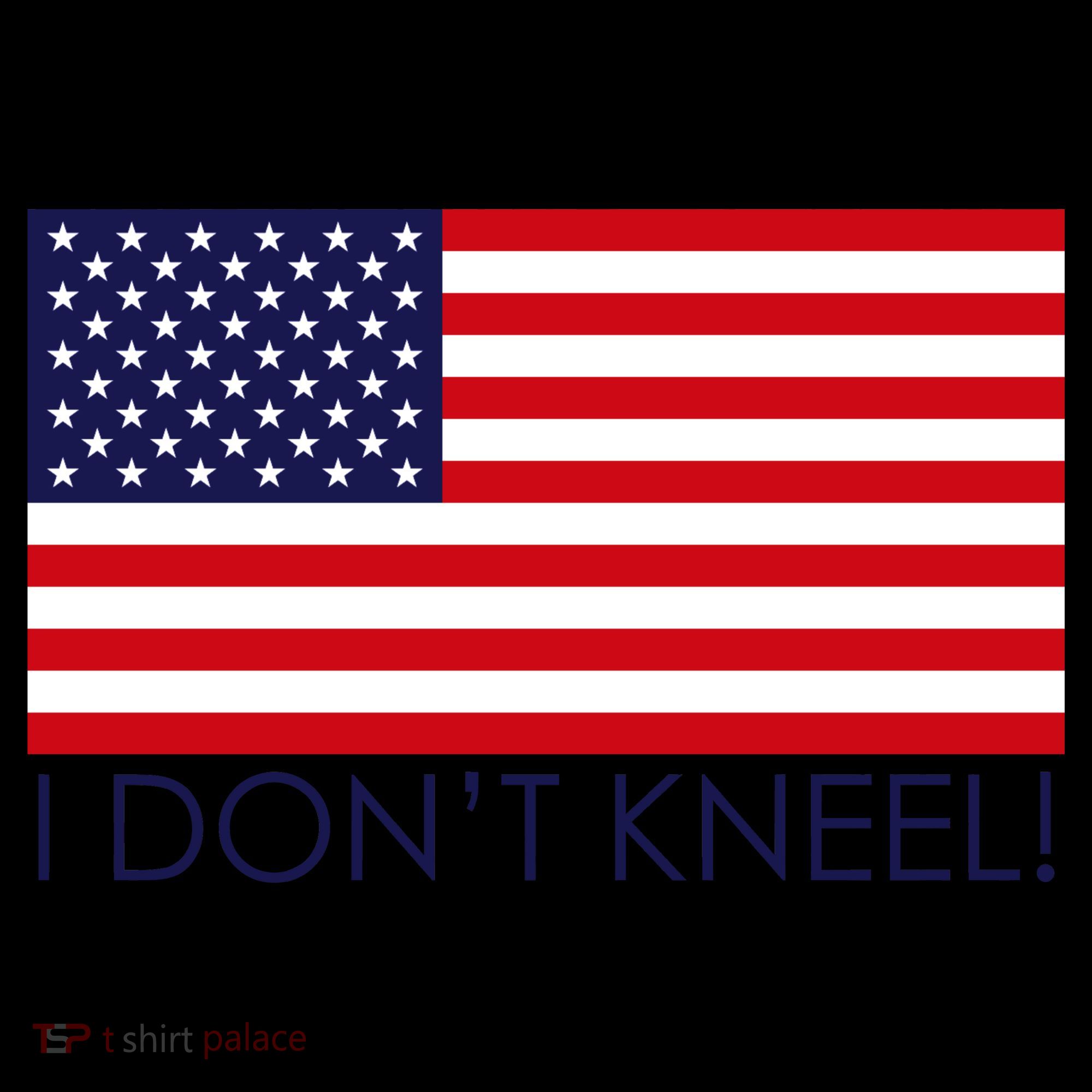 I Don't Kneel USA Flag Coffee Mug