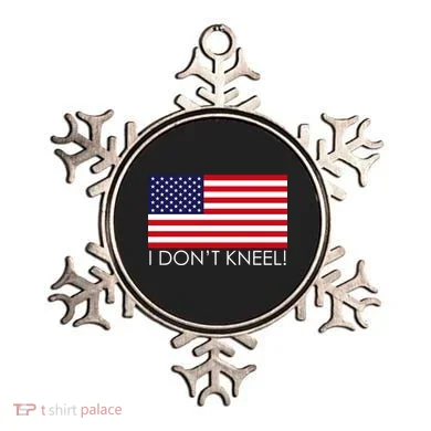 I Don't Kneel USA Flag Ornament