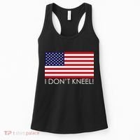 I Don't Kneel USA Flag Women's Tank Top thumb 0