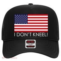 I Don't Kneel USA Flag Hat thumb 0