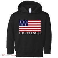 I Don't Kneel USA Flag Toddler Hoodie thumb 0