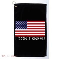 I Don't Kneel USA Flag Golf Towel thumb 0