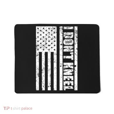I Dont Kneel Vintage USA Flag Mousepad