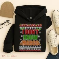 I Don't Know Margo Ugly Christmas Hoodie thumb 4