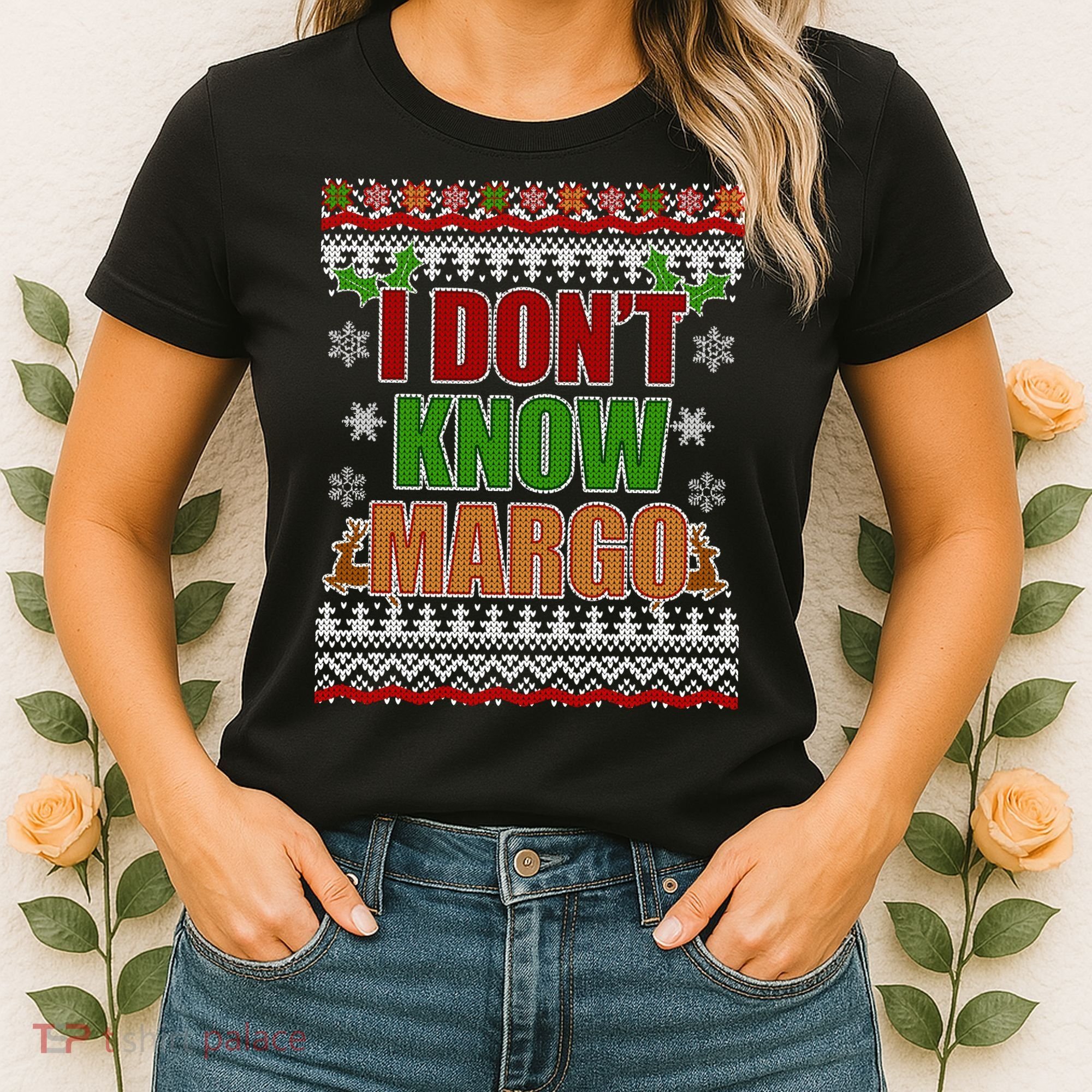 I Don't Know Margo Ugly Christmas Women's T-Shirt
