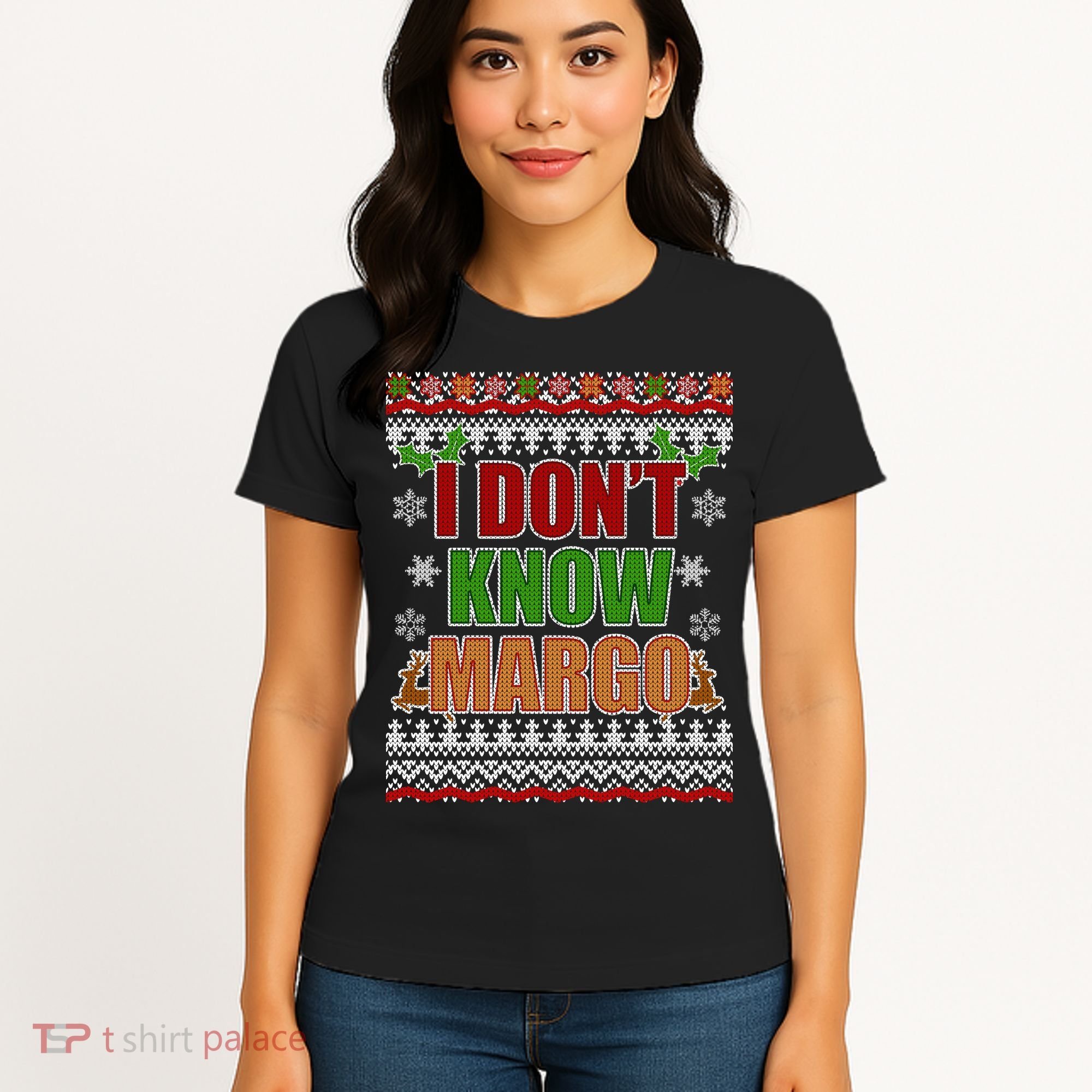 I Don't Know Margo Ugly Christmas Women's T-Shirt