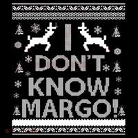 I Don't Know Margo Ugly Christmas Sweater Funny Bucket Hat thumb 4
