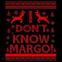 I Don't Know Margo Ugly Christmas Sweater Funny Coffee Mug thumb 5