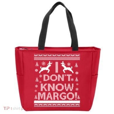 I Don't Know Margo Ugly Christmas Sweater Funny Tote Bag