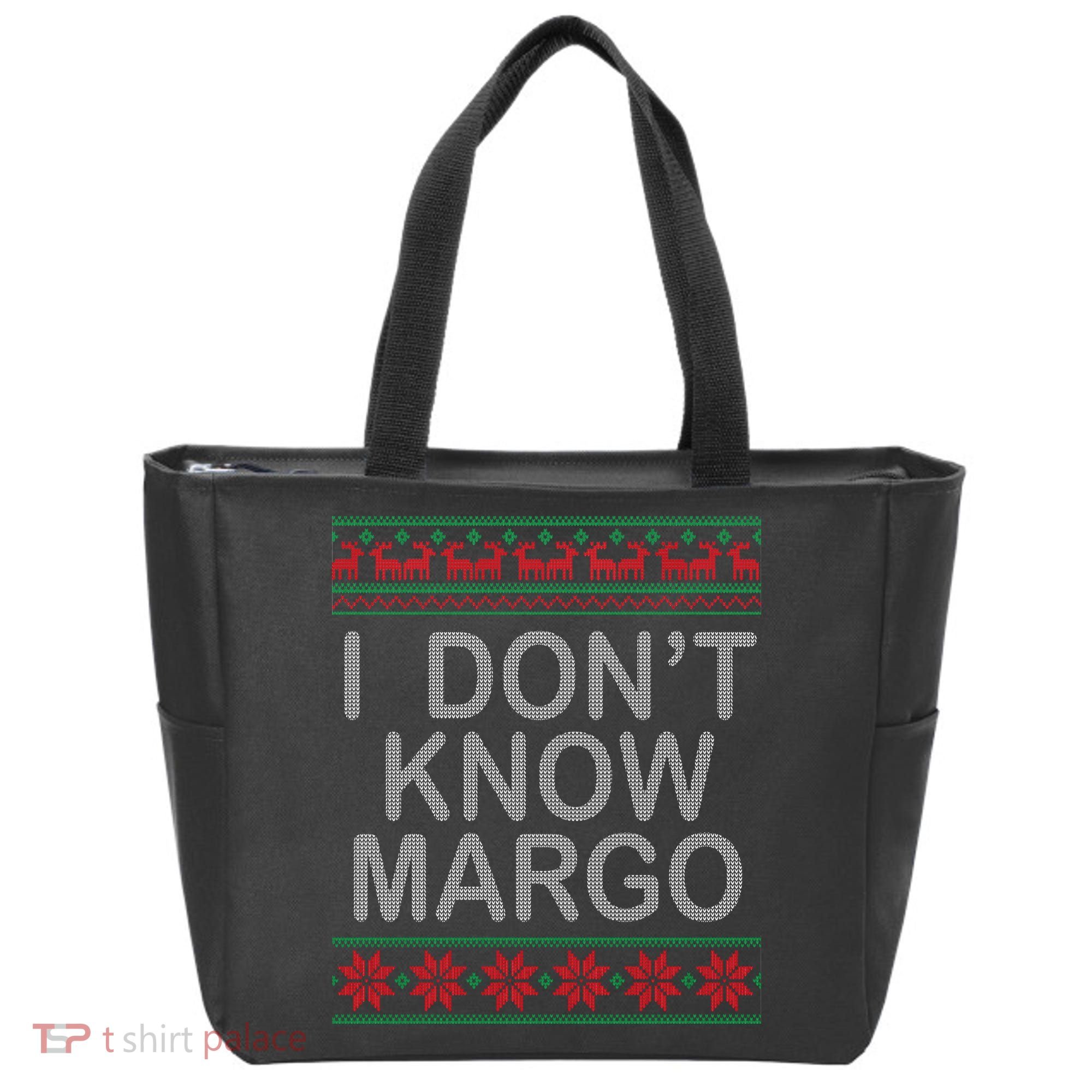 I Don't Know Margo Ugly Matching Christmas Tote Bag