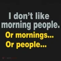 I Don't Like Morning People Doggie Tank thumb 4