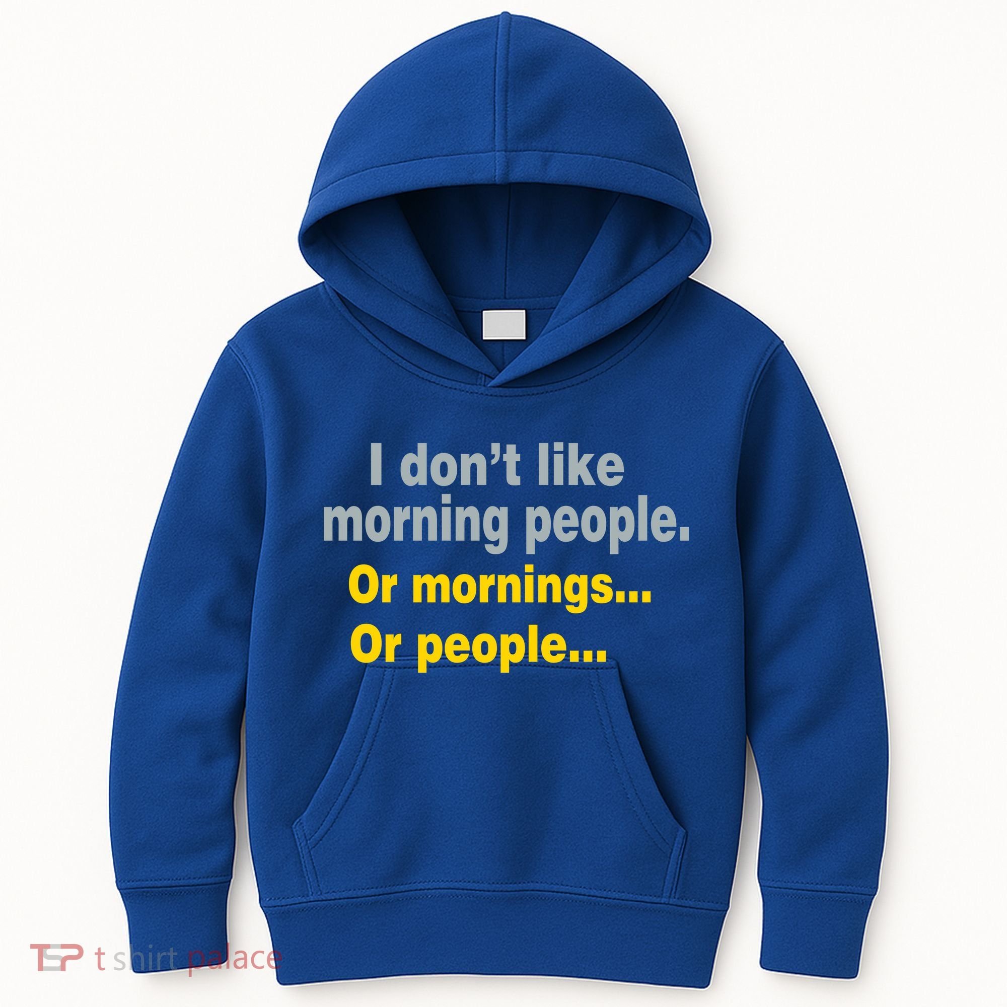 I Don't Like Morning People Kids Hoodie