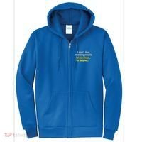 I Don't Like Morning People Full Zip Hoodie thumb 0
