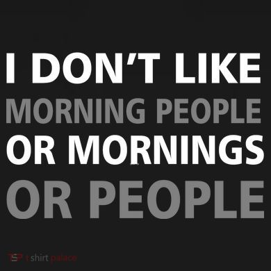 I Don't Like Mornings Or People City Backpack