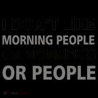 I Don't Like Mornings Or People Coffee Mug thumb 5