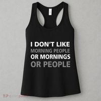 I Don't Like Mornings Or People Women's Tank Top thumb 3