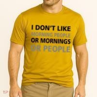 I Don't Like Mornings Or People Cooling Performance Crew T-Shirt thumb 2