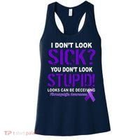 I Don't Look Sick Stupid Fibromyalgia Awareness Women's Tank Top thumb 0