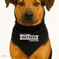 I Don't Make Mistakes I Date Them USA-Made Doggie Bandana thumb 1