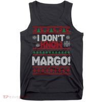 I Don't Margo Funny Christmas Tank Top thumb 0