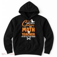 I Don't Need A Costume I'm A Math Teacher Hoodie thumb 0