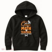 I Don't Need A Costume I'm A Math Teacher Kids Hoodie thumb 0