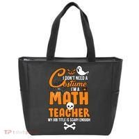 I Don't Need A Costume I'm A Math Teacher Tote Bag thumb 0