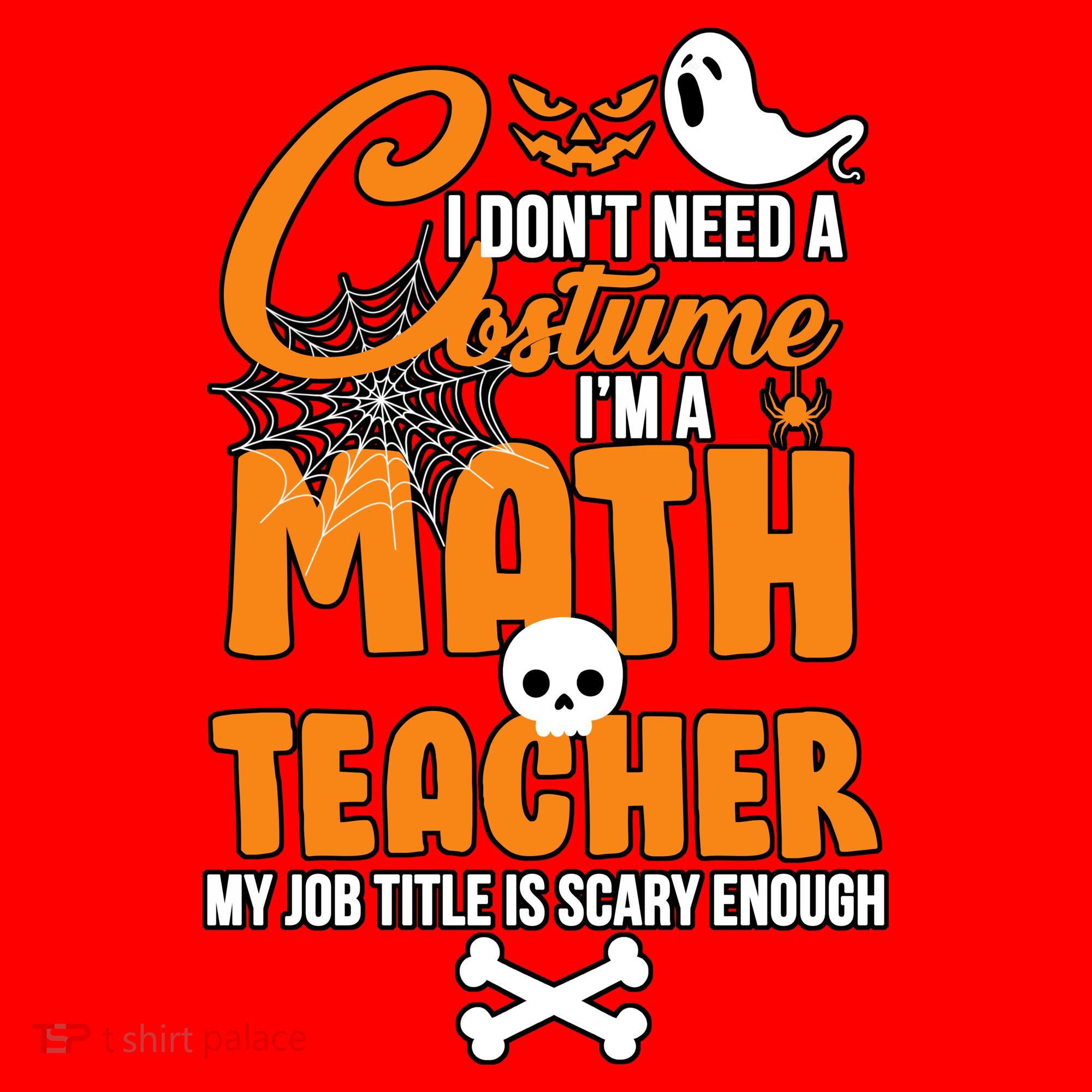 I Don't Need A Costume I'm A Math Teacher Santa Hat