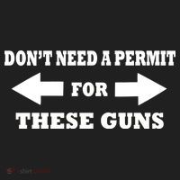 I don't Need A Permit For These Guns Beanie thumb 2