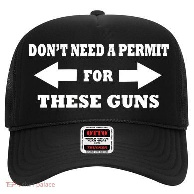 I don't Need A Permit For These Guns Hat