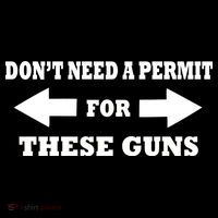 I don't Need A Permit For These Guns Toddler Hoodie thumb 2