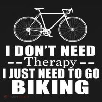 I Don't Need Therapy I Just Need To Go Biking Doggie Tank thumb 4