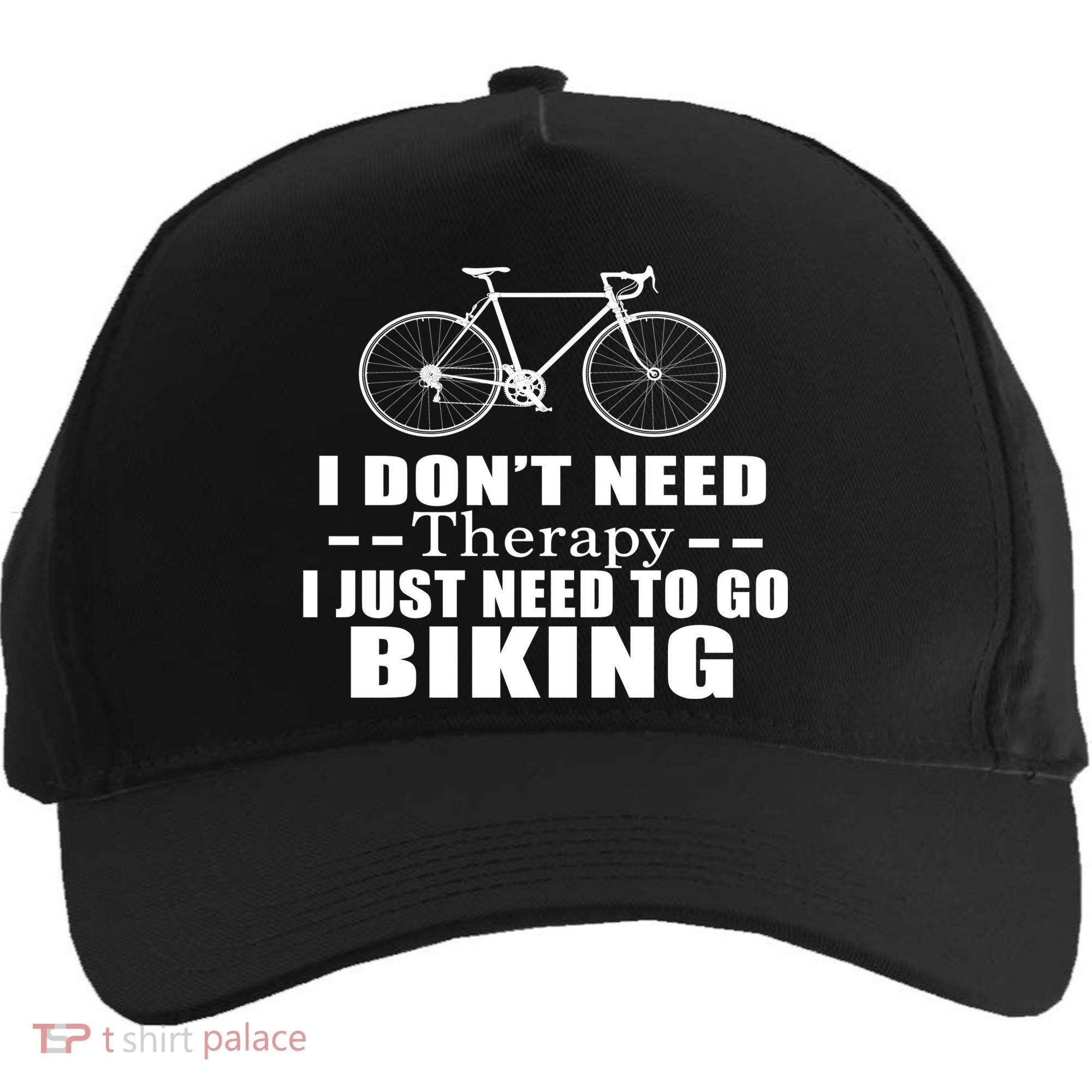 I Don't Need Therapy I Just Need To Go Biking Five-Panel Snapback Cap